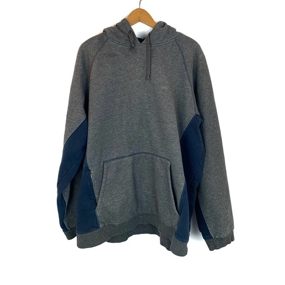 Columbia Other - Columbia Gray & Navy Blue Hooded Sweatshirt Men's XL